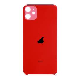 BACK COVER GLASS FOR IPHONE 11(RED)