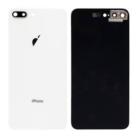 BACK COVER WITH CAMERA BEZEL FOR IPHONE 8 PLUS(SILVER)