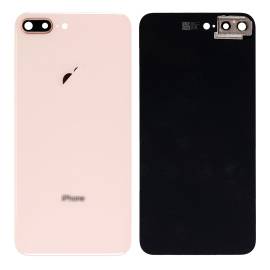 BACK COVER WITH CAMERA BEZEL FOR IPHONE 8 PLUS(GOLD)