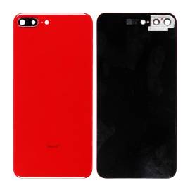 BACK COVER WITH CAMERA BEZEL FOR IPHONE 8 PLUS(RED)