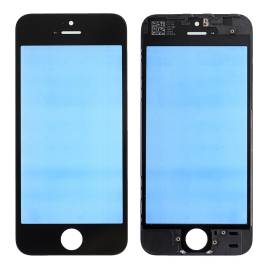 FRONT GLASS WITH COLD PRESSED FRAME FOR IPHONE 5S/SE(BLACK)