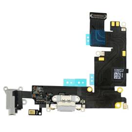 HEADPHONE JACK WITH CHARGING PORT FLEX CABLE FOR IPHONE 6 PLUS(LIGHT GRAY)