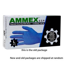 AMMEX BLUE DISPOSABLE NITRILE GLOVES 50PCS/100PCS/BOX