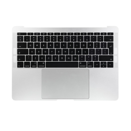 SILVER TOP CASE WITH BRITISH ENGLISH KEYBOARD FOR MACBOOK PRO 13" A1708 (LATE 2016-MID 2017)
