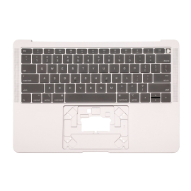 SILVER UPPER CASE WITH KEYBOARD FOR MACBOOK AIR A1932 (LATE 2018 -MID 2019)