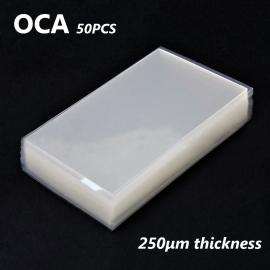 50PCS OCA OPTICAL CLEAR ADHESIVE FOR IPHONE 6/6S 4.7-INCH LCD DIGITIZER, THICKNESS: 0.25MM