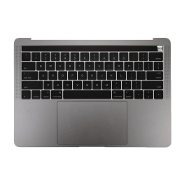 SPACE GRAY UPPER CASE ASSEMBLY (US ENGLISH) FOR MACBOOK PRO 13" TOUCH A1706 (LATE 2016-MID 2017)
