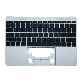 SILVER TOP CASE WITH KEYBOARD FOR MACBOOK RETINA 12" A1534(EARLY 2015)