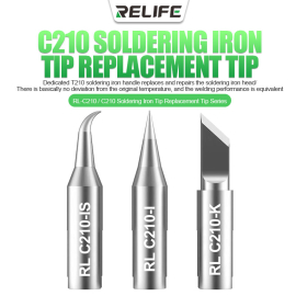 RELIFE RL-C210 SERIES UNIVERSAL SOLDERING TIPS FOR JBC/JABE/SUNGON SOLDERING STATIONS