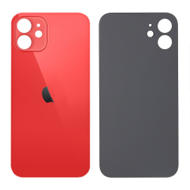 BACK COVER GLASS FOR IPHONE 12 MINI(RED)
