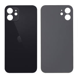BACK COVER GLASS FOR IPHONE 12 MINI(BLACK)