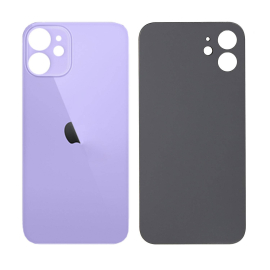 BACK COVER GLASS FOR IPHONE 12 MINI(PURPLE)