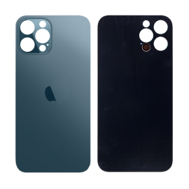 BACK COVER GLASS FOR IPHONE 12 PRO MAX (PACIFIC BLUE)