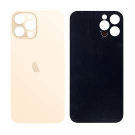 BACK COVER GLASS FOR IPHONE 12 PRO MAX (GOLD)
