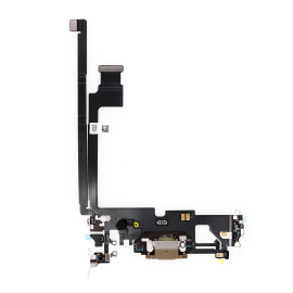 CHARGING PORT FLEX CABLE FOR IPHONE 12 PRO MAX(GOLD)