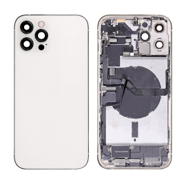 BACK COVER FULL ASSEMBLY FOR IPHONE 12 PRO MAX(SILVER)