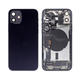 BACK COVER FULL ASSEMBLY FOR IPHONE 12 MINI(BLACK)