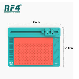RF4 RF-MO3 HEAT RESISTANT SILICONE PAD WITH SLIDING ALUMINUM ALLOY MICROSCOPE BASE 330*250MM