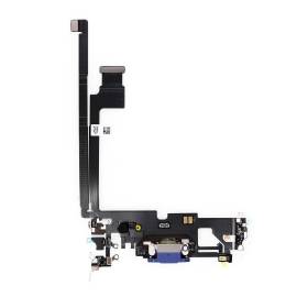 CHARGING PORT FLEX CABLE FOR IPHONE 12 PRO MAX(PACIFIC BLUE)