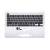 SILVER TOP CASE WITH KEYBOARD FOR MACBOOK PRO 13" M1 A2338 (LATE 2020)