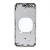 BACK COVER WITH FRAME FOR IPHONE 8 PLUS(SILVER)