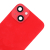 BACK COVER GLASS WITH FRAME FOR IPHONE 14 PLUS(RED)