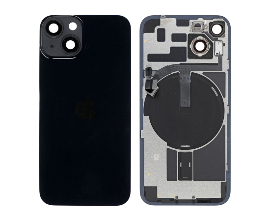 BACK COVER GLASS WITH FRAME FOR IPHONE 14 PLUS(MIDNIGHT)